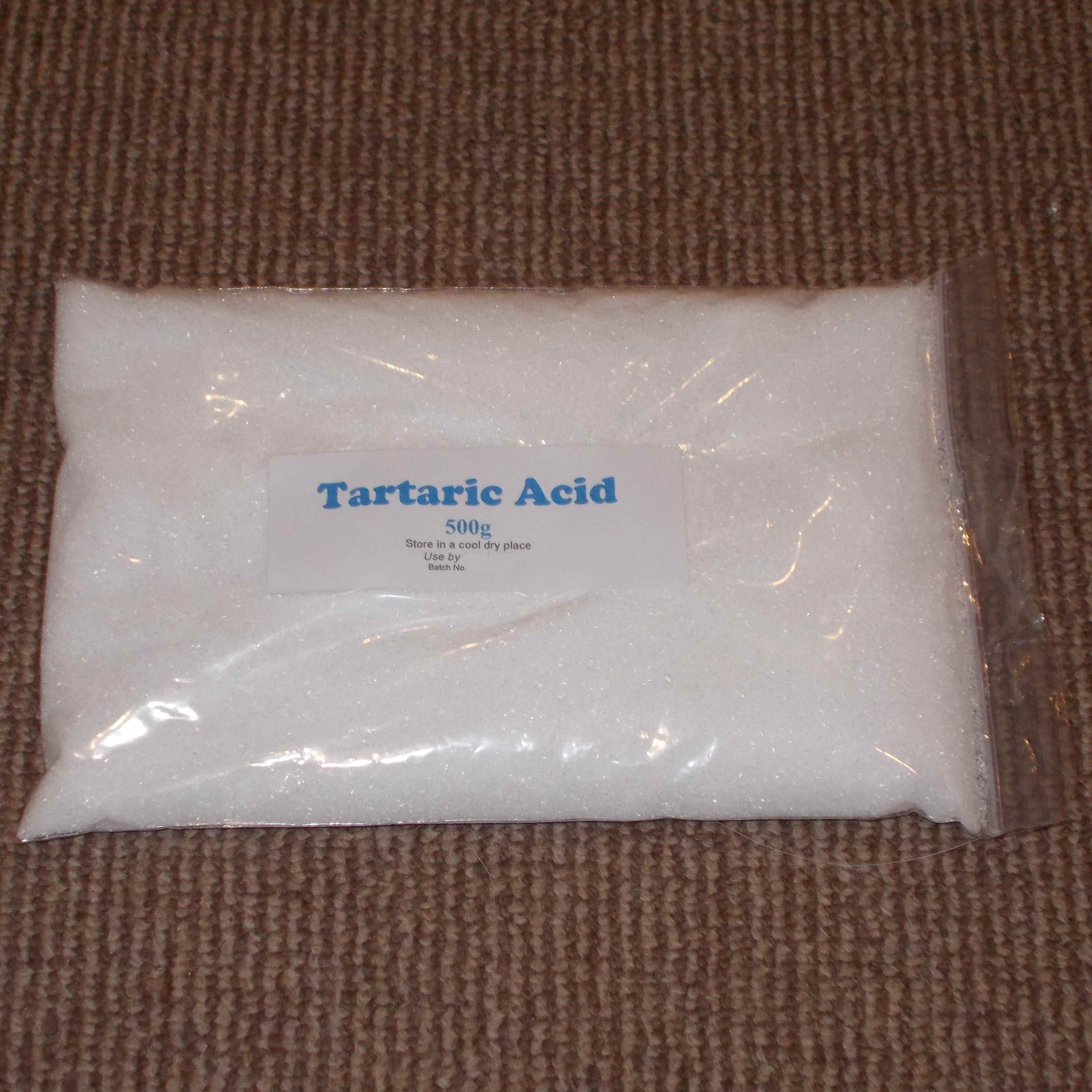 Tartaric Acid 500g Discount Homebrew