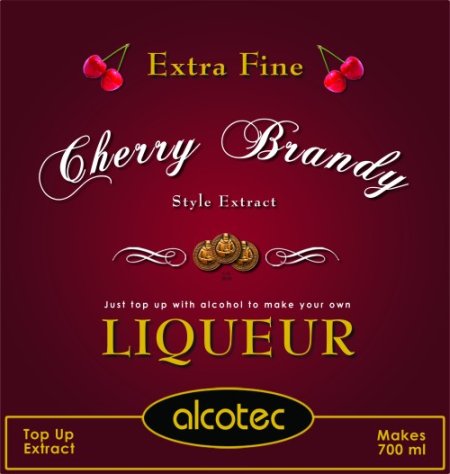 Alcotec Top Up Extract (700ml) - Cherry Brandy